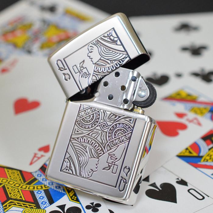 ZIPPO（ジッポー） ZPトランプ クイーン シルバーコーティング