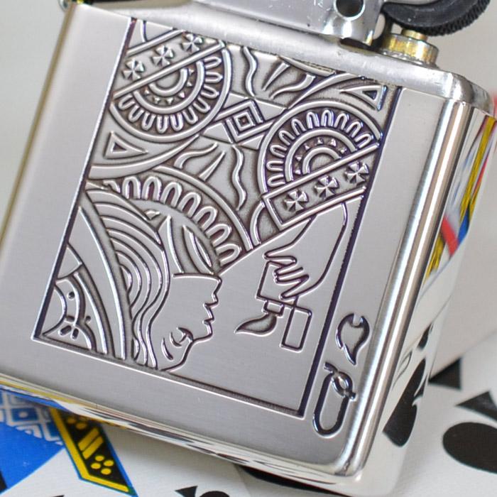 ZIPPO（ジッポー） ZPトランプ クイーン シルバーコーティング