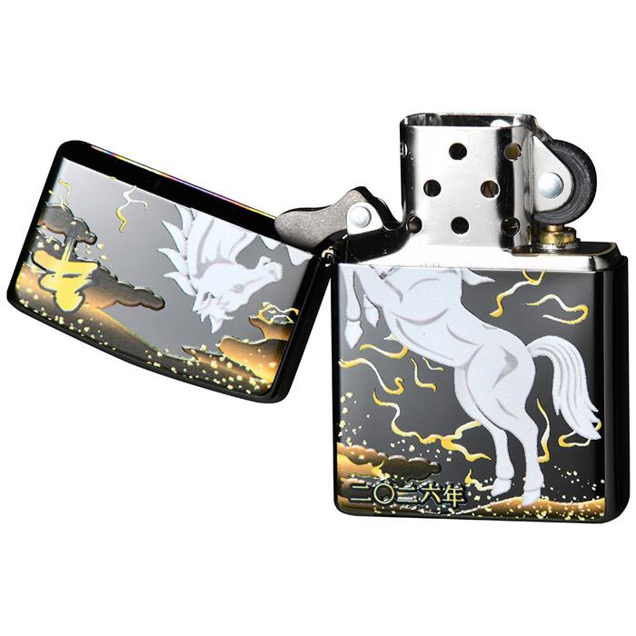 ZIPPO（ジッポー） ジッポーライター 令和八年度干支「午」モデル 黒
