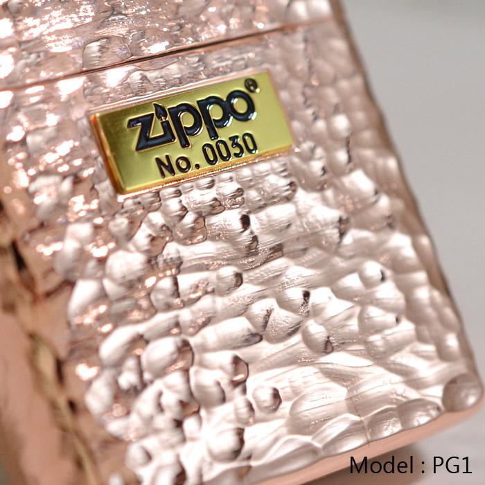 ZIPPO アーマー ジッポー ライター ピンクゴールド 彫刻 限定ナンバー入 ZIPPO（ジッポー） ジッポーライター ARMOR アーマー 5面ハンマー