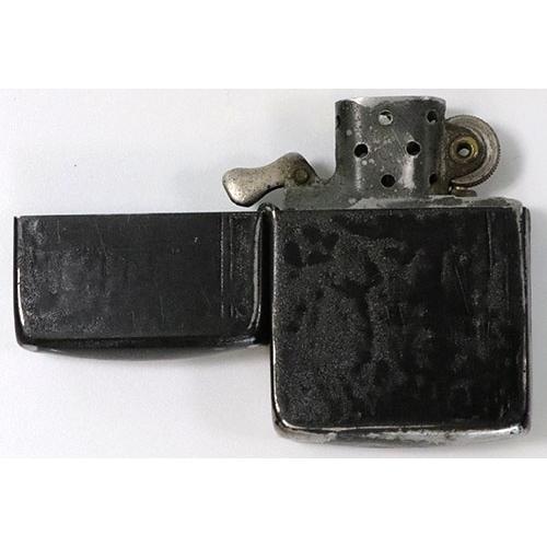 ZIPPO ブラック・クラックル1943年製 C.中古良品、リペイント