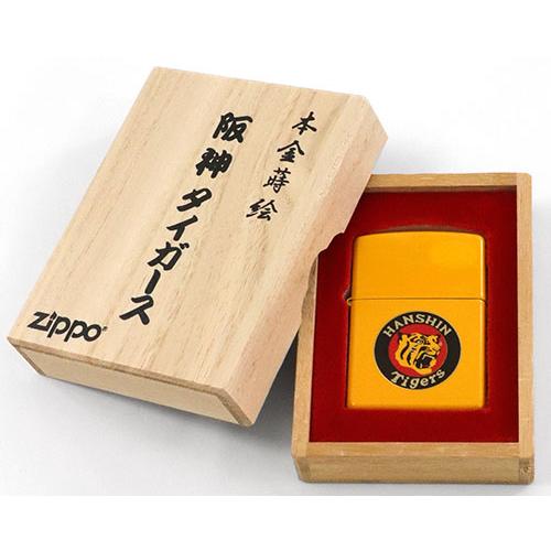 ZIPPO 阪神タイガース2003年製B.黄色「本金蒔絵」特製木箱入り