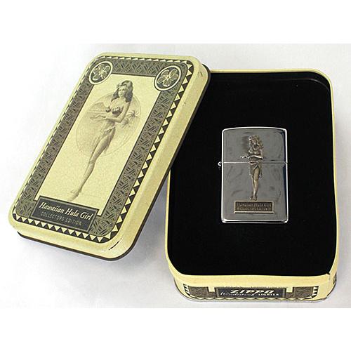 ZIPPO ハワイアン「フラ・ガール」特製缶入り。 | ジッポー