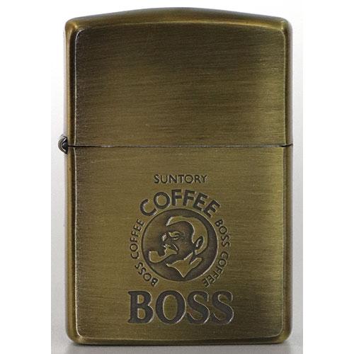 ZIPPO 缶コーヒーBOSS柄B.古美色ブラス1995年製 | ジッポー ZIPPO 缶コーヒーBOSS柄B.古美色ブラス1995年製 | ジッポー