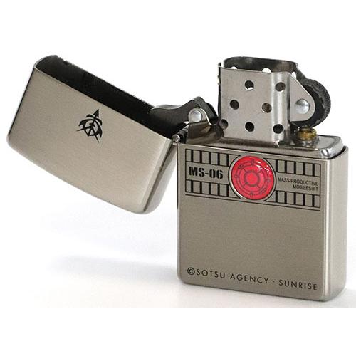 ms-06 zippoライター（ザクヘッド台座付） ZIPPO 機動戦士ガンダム F.ヘッド・スタンド・モデル ザク古美