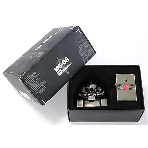 ms-06 zippoライター（ザクヘッド台座付） ms-06 zippoライター（ザクヘッド台座付）
