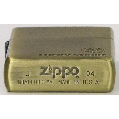 ZIPPO 「ラッキーストライク」ジッポーJ.ロゴ・インディアン柄古 ZIPPO 「ラッキーストライク」ジッポーJ.ロゴ・インディアン柄古