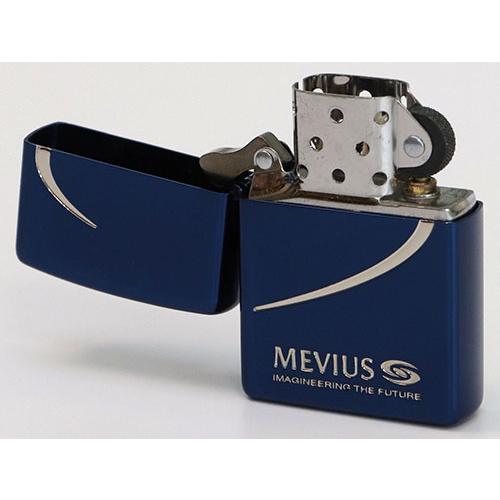 ZIPPO タバコ柄「メビウス」MEVIUS C.ブルー未使用品、2015年製