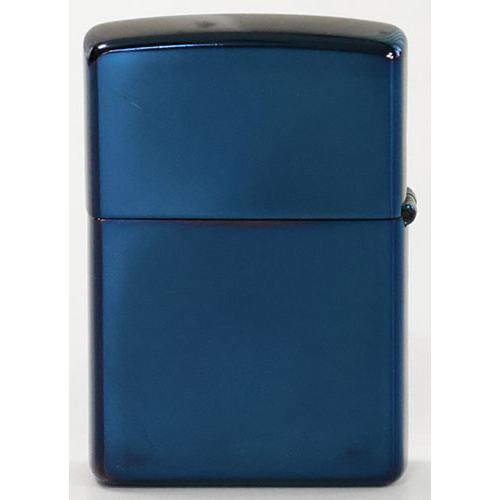 ZIPPO タバコ柄ピース「PEACE」 ブルーチタン仕上E.2000年製