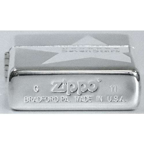 ZIPPO タバコ柄「セブンスター」 G.銀メッキ大きいスター、2011 ZIPPO タバコ柄「セブンスター」 G.銀メッキ大きいスター、2011