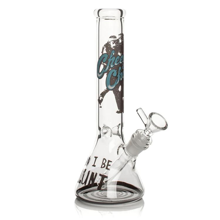 Cheech & Chong Glass - 10inch Can I Be Blunt Beaker Base