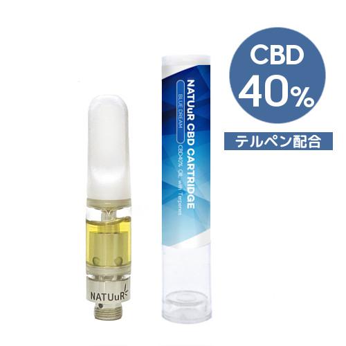 【メール便対応】 NATUuR – CBD 40% Oil Cartridge 0.5ml テルペン配合 CBDカートリッジ