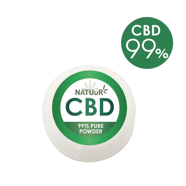 【メール便対応】 NATUuR – Pure CBD Powder パウダー CBD99% 1.0g