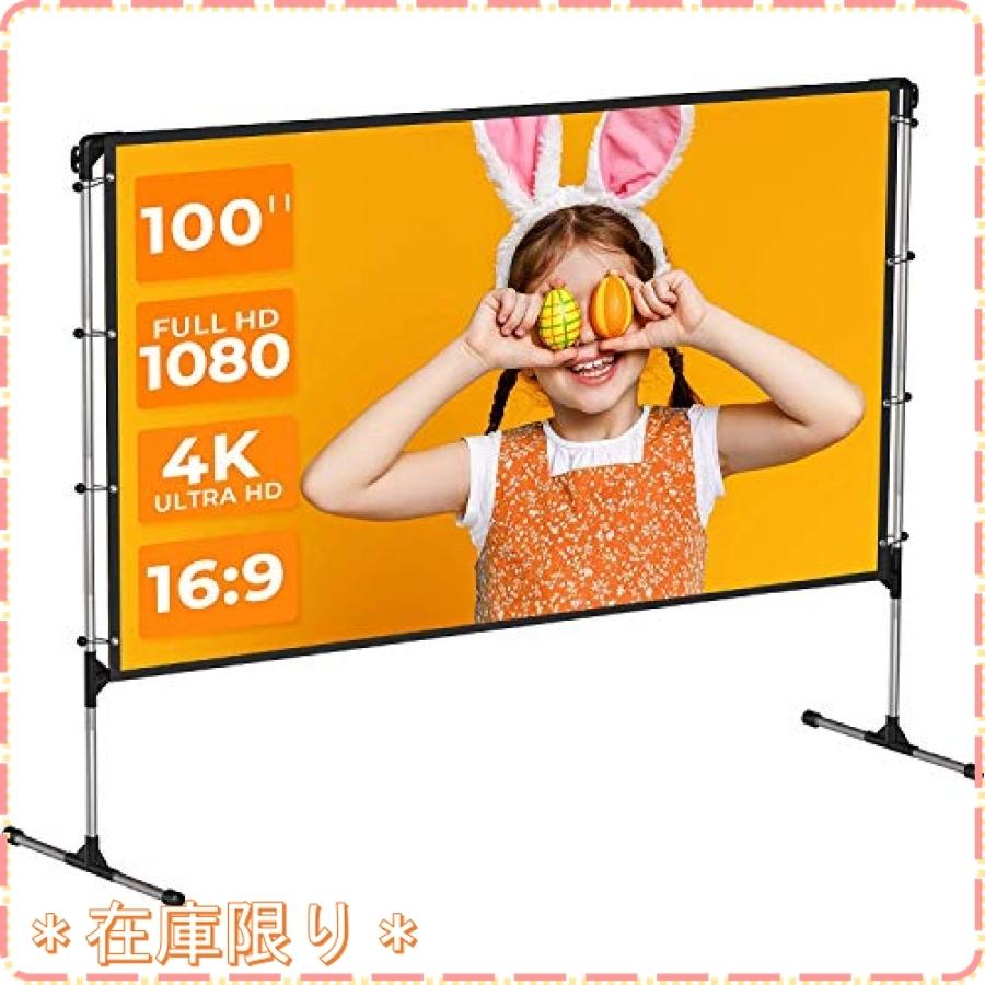 激安単価で Vankyo 壁掛け式スクリーン 折りたたみ式 スクリーン プロジェクター用 ホームシアター スクリーン ポータブル 新品即決 Www Cepici Gouv Ci