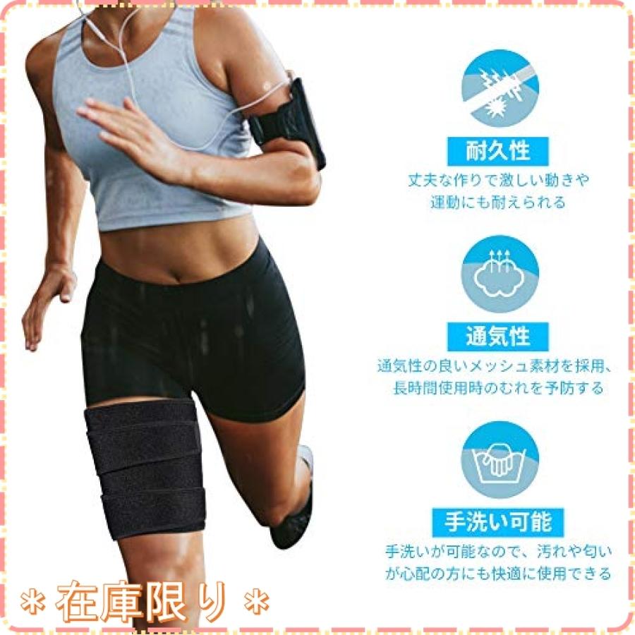太ももサポーター 太もも用 筋肉ケガ防止 肉離れサポーター 高弾力 速乾性 通気性 保温 マジックテープ付け 調 Fnb4606 ジスクージ 通販 Yahoo ショッピング