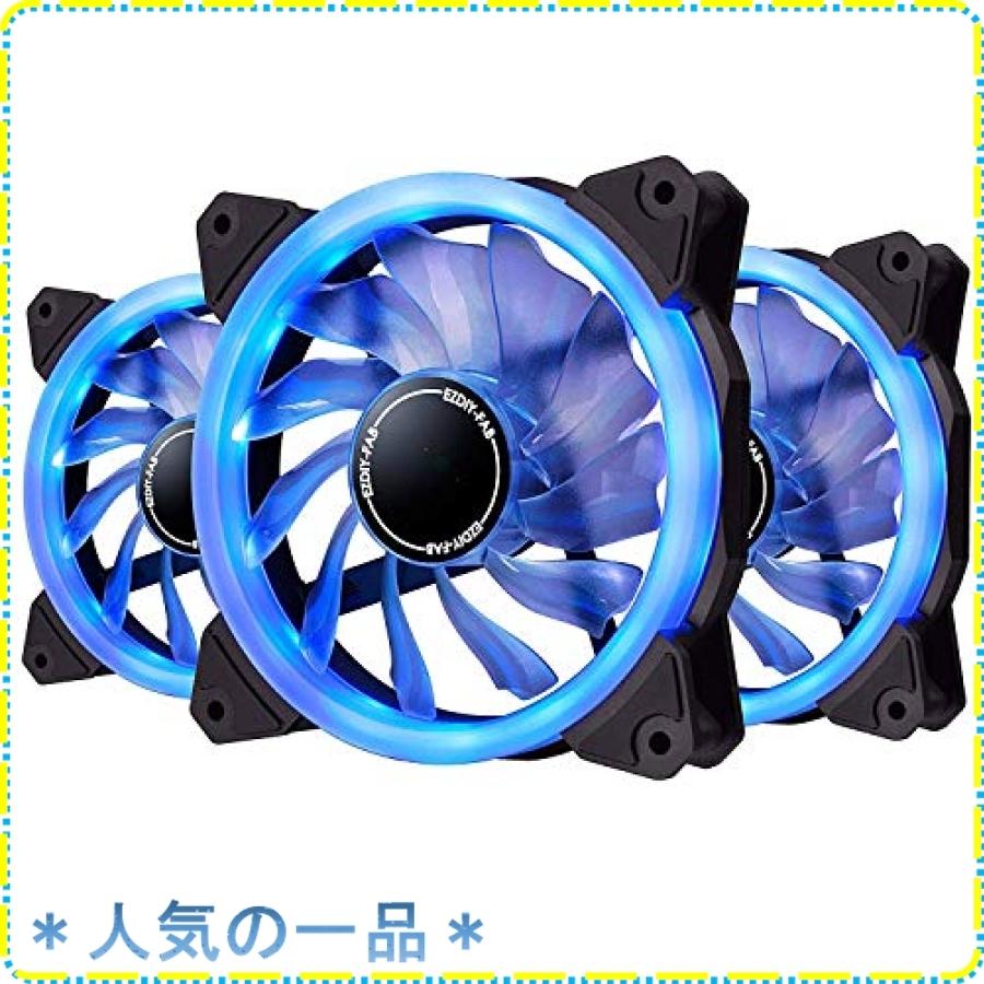 Easydiy 1mm青色ledリングファン 静音タイプ Pcケース用白色ledケースファン Cpuクーラーおよびラジエータ 3 Wss 22xmti99ddc3 ジスクージ 通販 Yahoo ショッピング