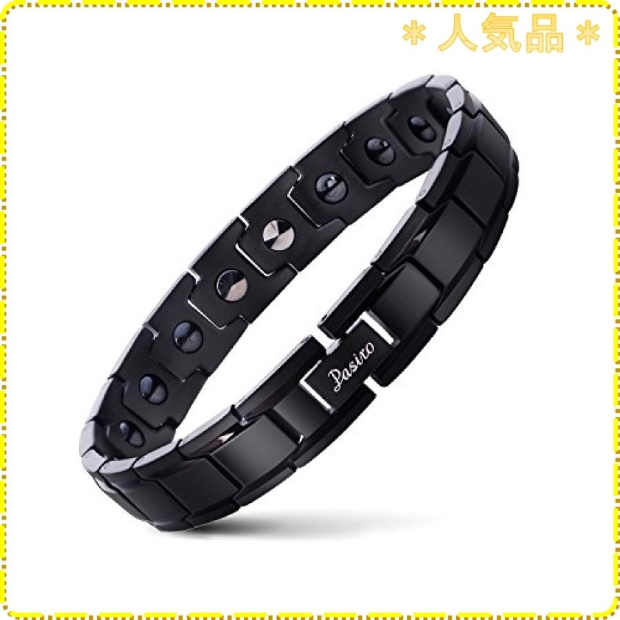 Pasiro ゲルマニウム ブレスレット メンズ 静電気除去 ステンレス 紳士 金属アレルギーフリー 静電気防止 ブラ Wss 24zovp0mk7f9 ジスクージ 通販 Yahoo ショッピング