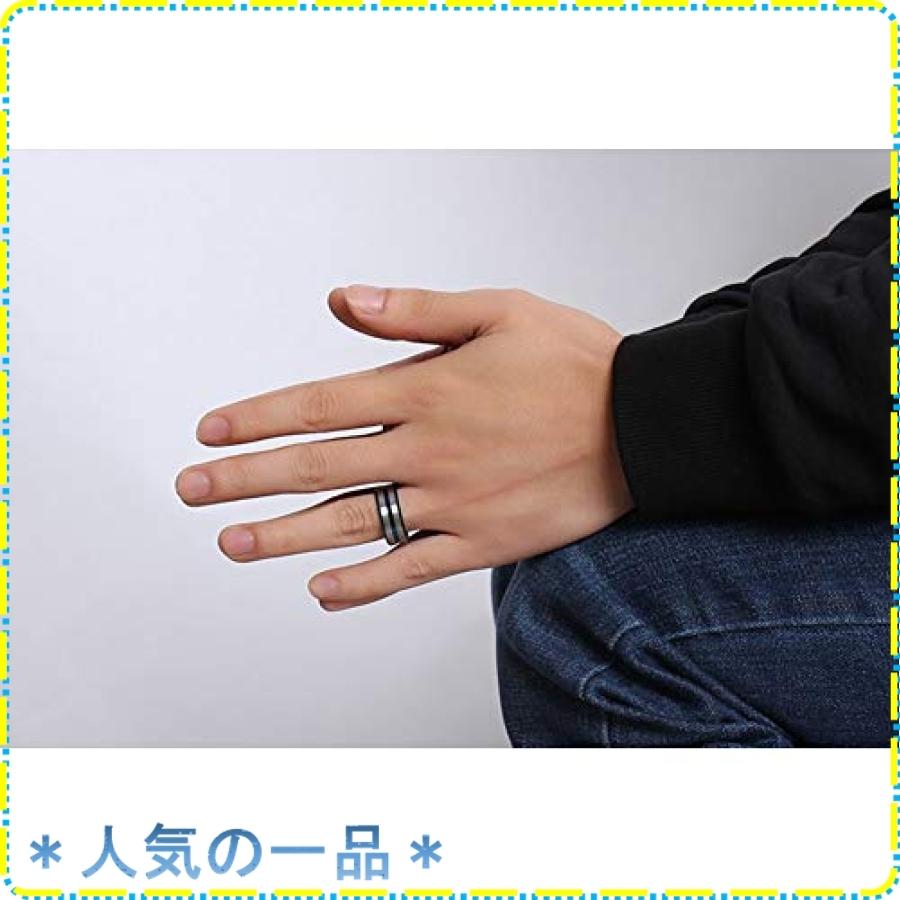 Rockyu ブランド 人気 タングステン 指輪 メンズ リング シンプル ブルー指輪 8mm 9号 シルバーリング ファッショ Wss 349ygdpbabjv ジスクージ 通販 Yahoo ショッピング