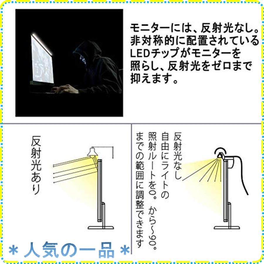 モニターライト Pc モニター掛け式 ライト クリップ式 電子読書 Ledライト デスクライト スクリーンライト テー Wss 50powxdbfyag ジスクージ 通販 Yahoo ショッピング