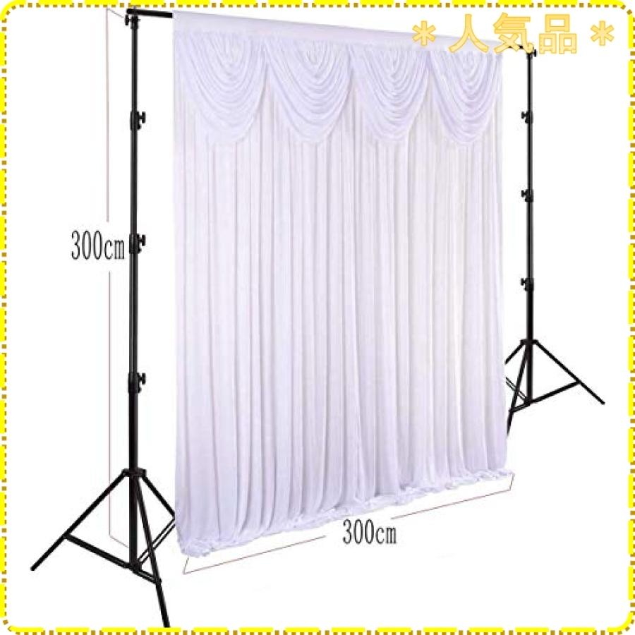 Ybaymy 背景布 写真撮影用 カーテン バックグラウンド 布 3m X 3m アイスシルクカーテン 垂れ幕 白 イベント 結婚式 Wss 56vu33tyev ジスクージ 通販 Yahoo ショッピング