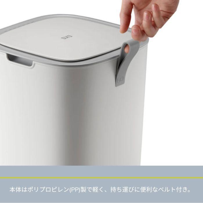 モランディ　プラスチックセンサービン 12L　グレー EK6288P-12L-GR