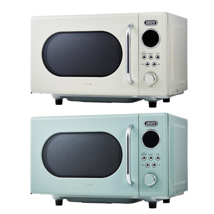 Toffy 電子レンジ K-DR3 コンパクト 16L フラットテーブル 消音機能