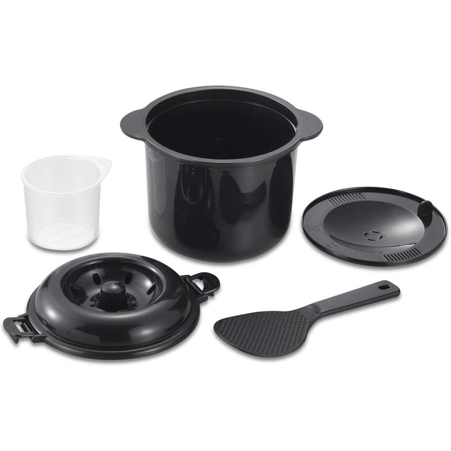 Kakusee（カクセー） 電子レンジ専用炊飯器 備長炭入り ちびくろちゃん