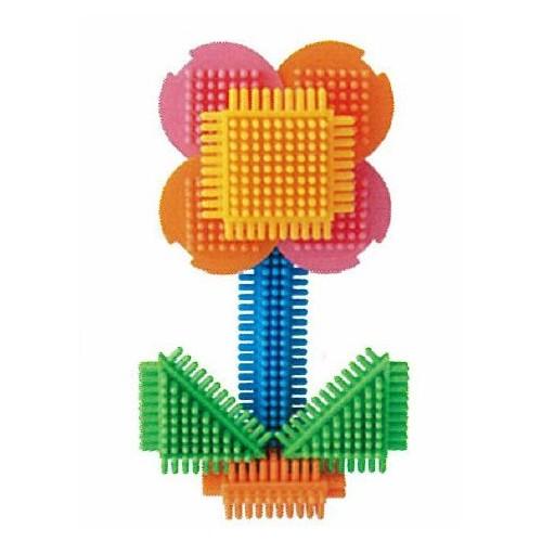友愛玩具(Yuuai Gangu) ペタペタブロック (コンテナケース入) L 400PCS