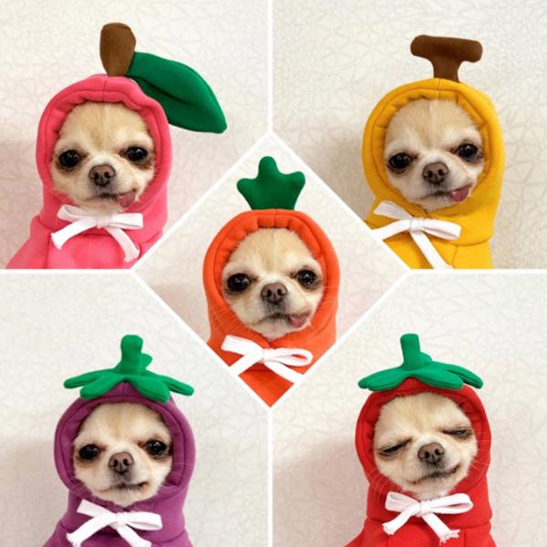 ペット用 犬の服 パーカー スウェット カエル 大根 クリスマス ハート