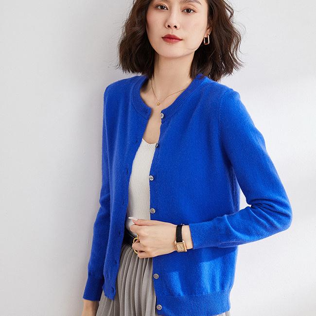 レディース P H、Blue レディースカーディガン