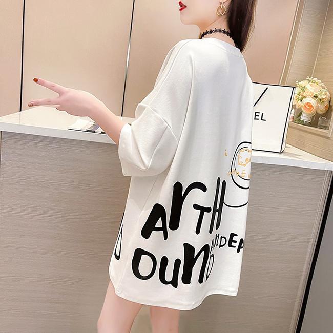 Tシャツ 夏 涼しい 接触冷感 2026 ロング丈 半袖 ゆったり レディース