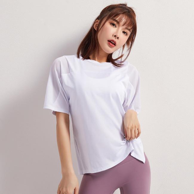 Tシャツ レディース 速乾 無地 半袖 UVカット 吸汗 スポーツ