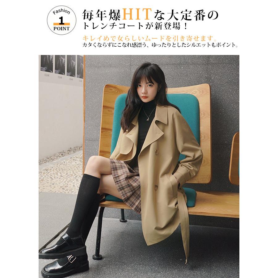 トレンチコートレディース50代 40代2023 春秋ロング 大きい トレンチコートレディース50代 40代2023 春秋ロング 大きい