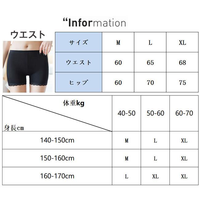 3枚セット レギンス 涼感 ショーツ レディース 30代 40代 50代 ハイウエスト レギンス 補正下着 美尻ショーツ 締め付けない パンツ すっぽりショーツ 伸縮性｜ziyishiye｜12