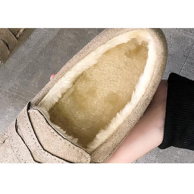 モカシン フラット シューズ レディース 裏起毛 春靴 冬靴 柔らか