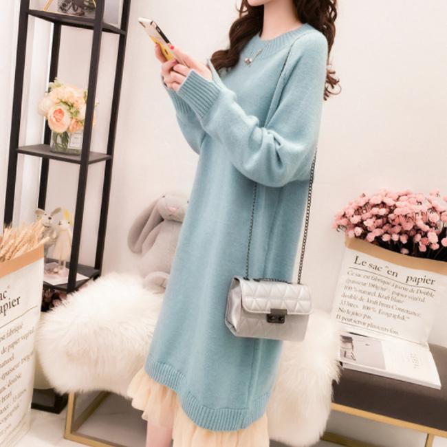 pero 100%ウール 長袖ニットワンピース 楽天市場】ウール100％ ニット