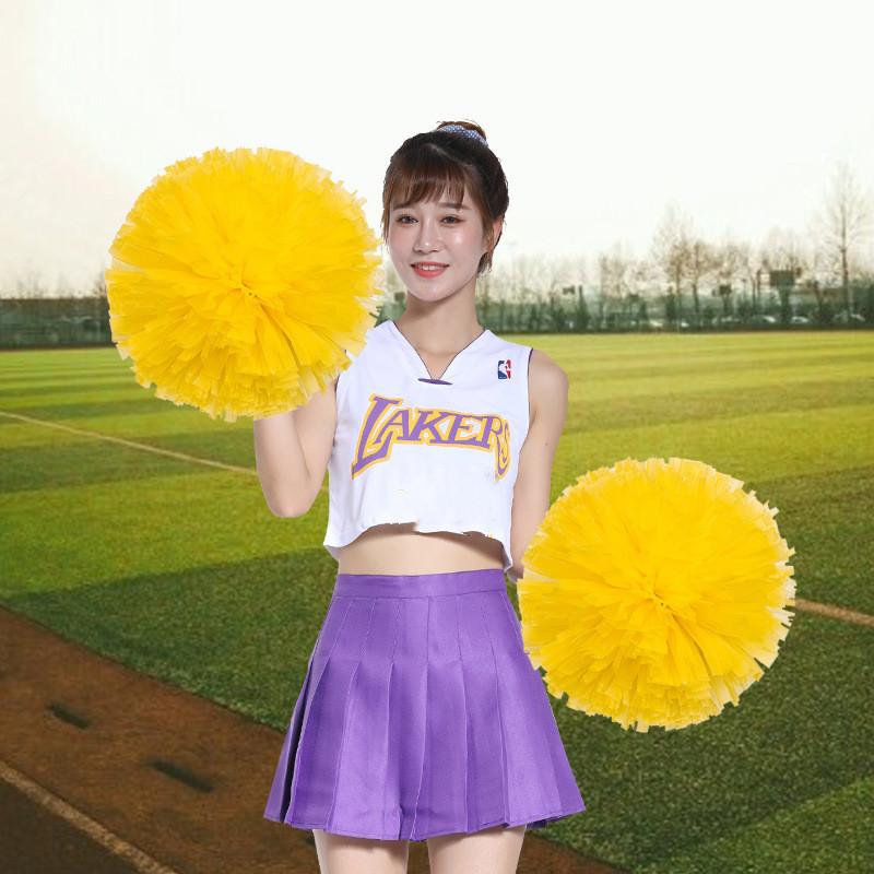 新作 4個 6個入りセット ポンポン チア ハンドフリー チアポンポン