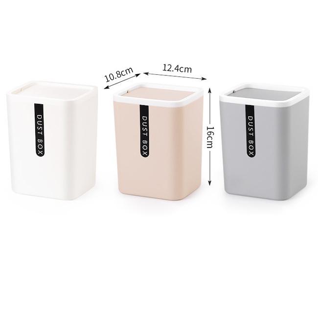 ゴミ箱 ごみ箱 木目調 ミニ ダストボックス ワンタッチ 2L 2リットル