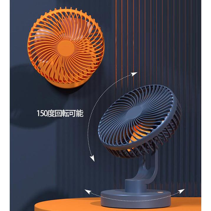 扇風機 卓上 DCモーター 小型 リビング おしゃれ USB 静音 静か レトロ
