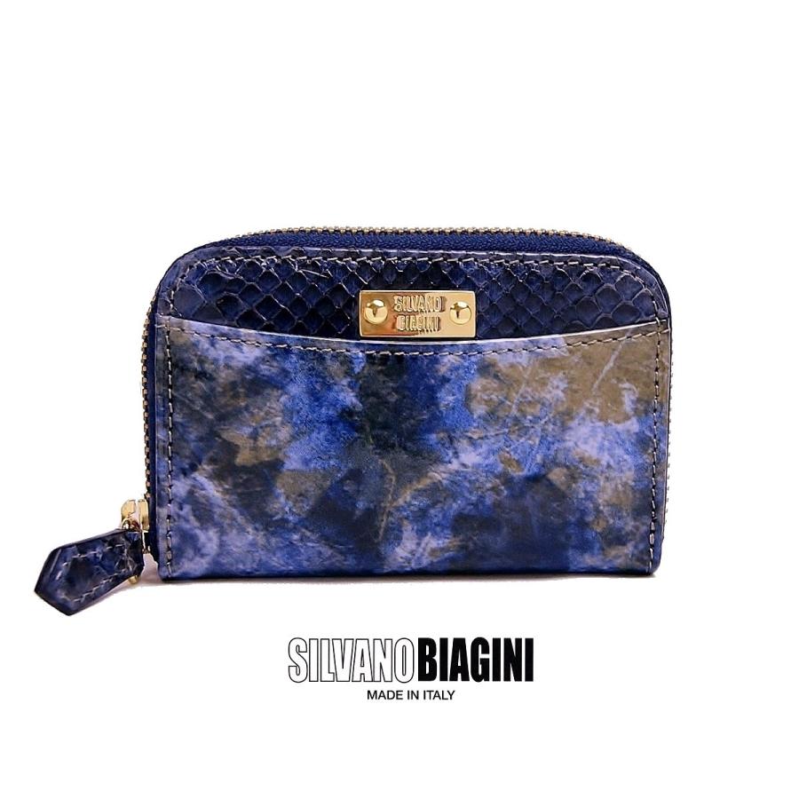 おすすめ コインケース 小銭入れ レディース 本革 ラウンドファスナー ネイビー 個性的 かわいい 売れ筋 人気 イタリア製 Silvano Biagini 目玉 送料無料 Skylanceronline Com