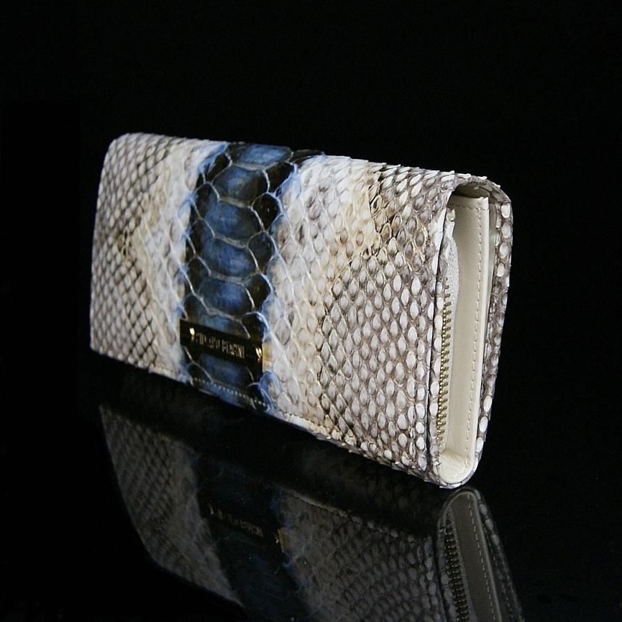 【ヴィンテージ品】SILVANO BIAGINI パイソンレザー長財布イタリア製 SILVANO BIAGINI パイソン 長財布 レディース財布 革本 ブランド