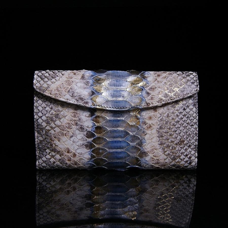 【ヴィンテージ品】SILVANO BIAGINI パイソンレザー長財布イタリア製 SILVANO BIAGINI パイソン 長財布 レディース財布 革本 ブランド