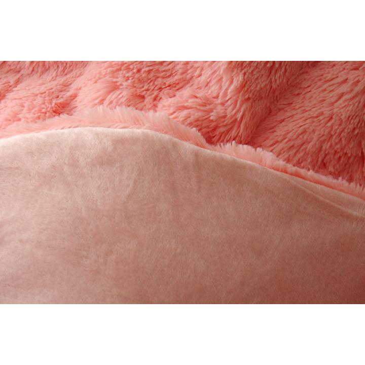 フィラメント素材 こたつ薄掛け布団単品 フィリップ円形 ピンク 220cm 