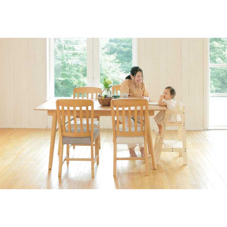 ベビーチェア ハイチェア  木製 高さ調節 ダイニングチェア ベビーチェアー 子供 2歳 食事 椅子｜zkagu｜10