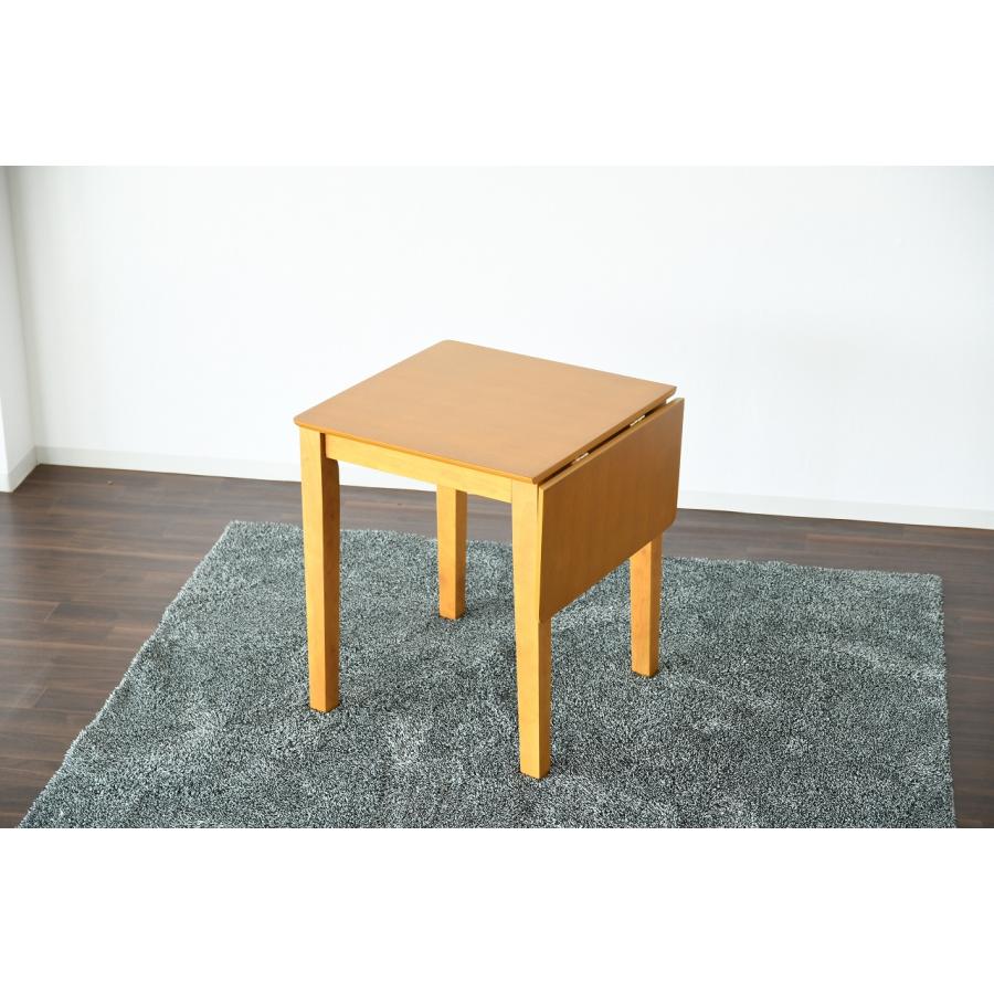 伸長式テーブル 伸長式 テーブル シンプル コンパクト ダイニングテーブル 幅60~90cm おしゃれ ブラウン ナチュラル  :zsn-N-Cappuccino-Table:Z家具 通販 