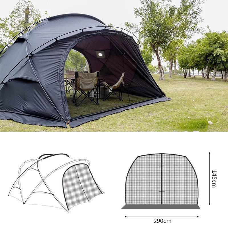 秋冬の主役◎ ドームテント ドーム型テント ドーム型シェルター 半球状ドーム型シェルター 自立式ト 球型 大型ドームテント 煙突穴付き スカート付　TPUドア対応　軽量 防水 【IQY7983023542】(29172円)