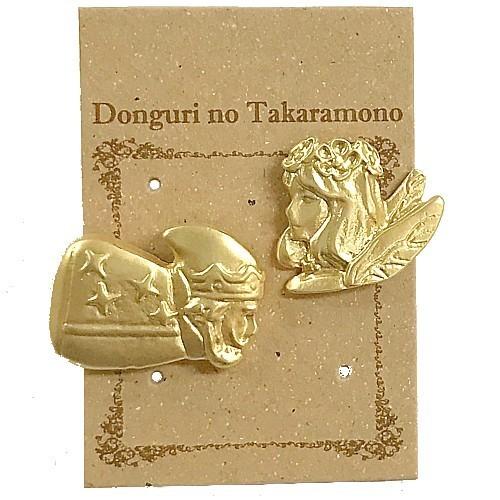 耳をすませば ピアス 輝く鉱石　ドワーフ王　エルフ王女　ジブリ Donguri Closet】耳をすませば ピアス 輝く鉱石 | どんぐり
