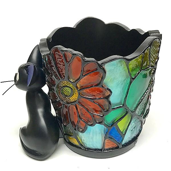 ジジ　フラワーステンドグラス　小物入れ　ジブリ　魔女の宅急便　※最終値下げ 魔女の宅急便 ジオラマボックス フラワーステンドグラス