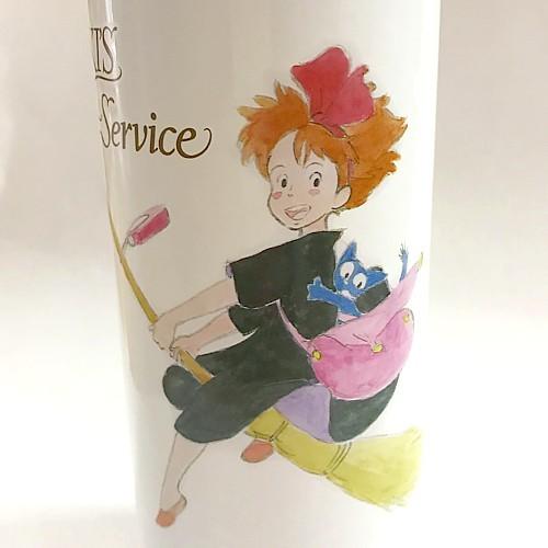 10個セット★新品★ロック付ワンプッシュステンレスマグボトルとなりのトトロ 水彩 ワンプッシュステンマグボトル 500ml となりのトトロ（行進