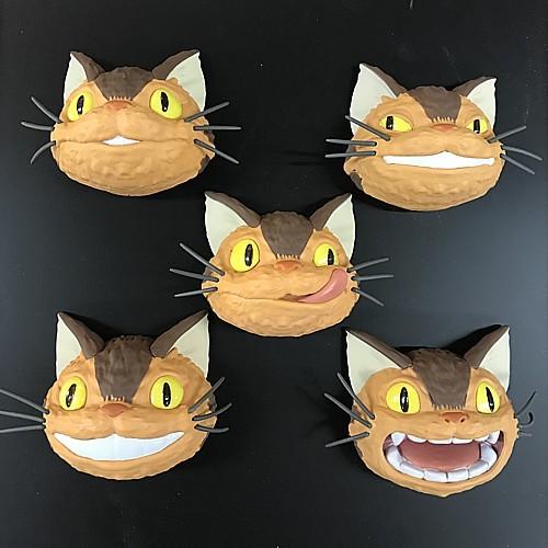 最新コレックション ジブリグッズ となりのトトロ ネコバスのフェイスマグネット 6個コンプリートbox Materialworldblog Com